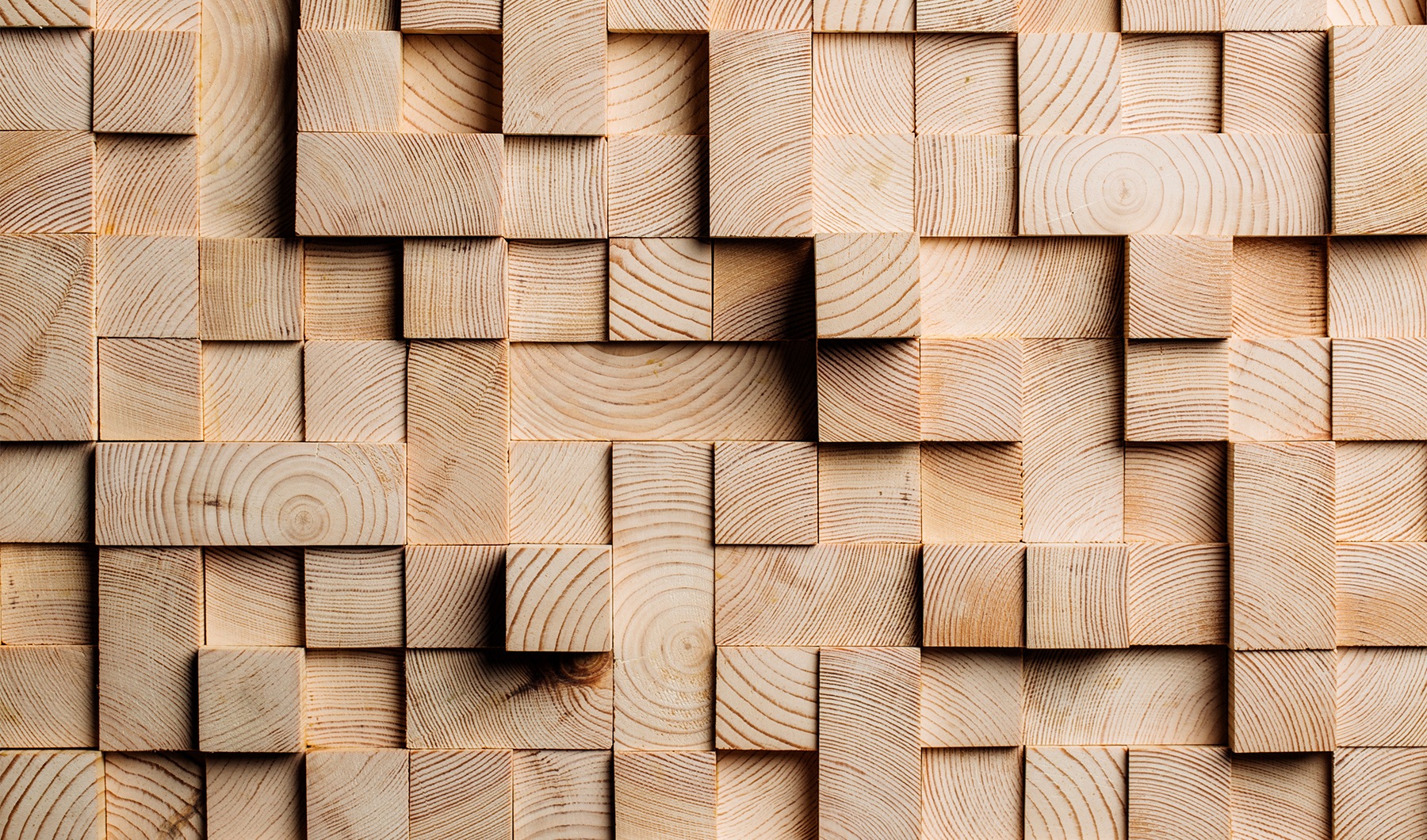 Wooden blocks put together