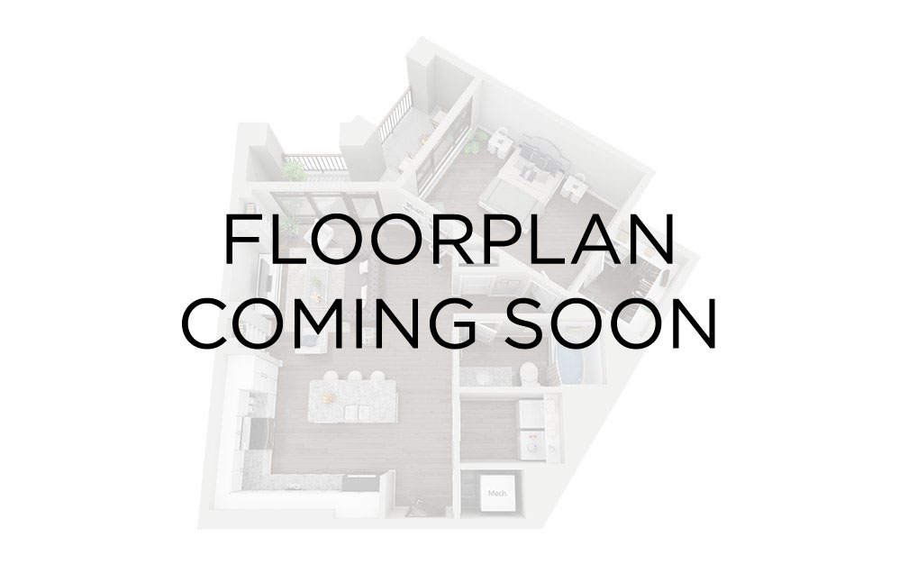 S5 - Studio floorplan layout with 1 bathroom and 482 square feet